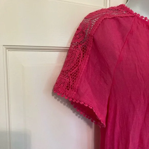 Zac & Rachel Vibrant Pink Blouse - Picture 2 of 5